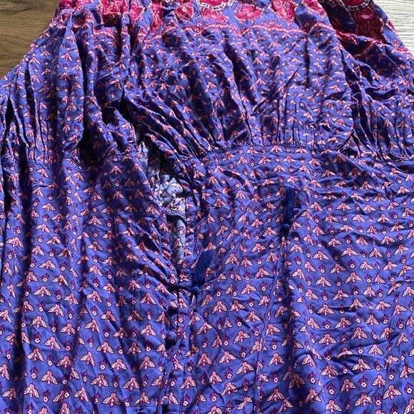 Spell and the gypsy / sunset road frill maxi dress gown purple royale XS rare - Picture 8 of 9